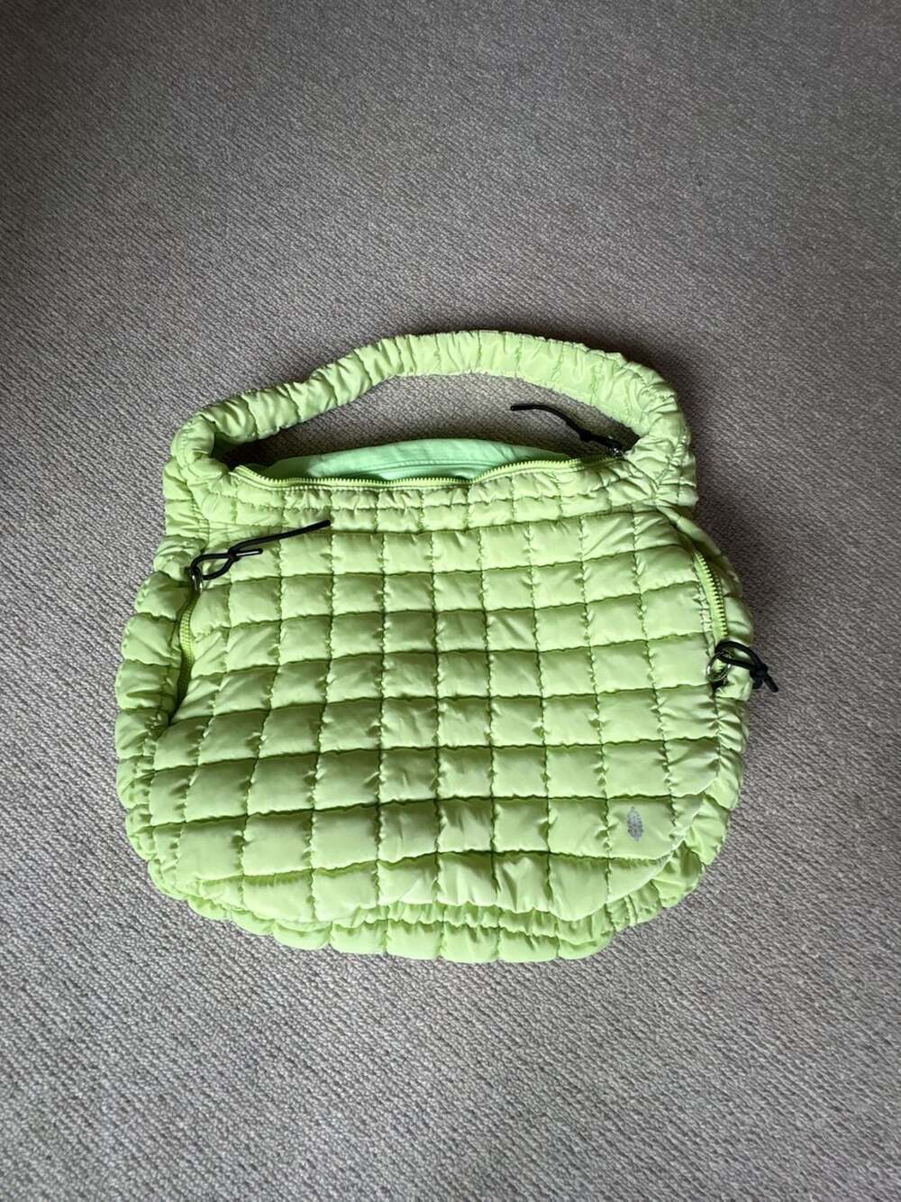 FP Movement Quilted Carryall Bag Lime Green Used Twice!